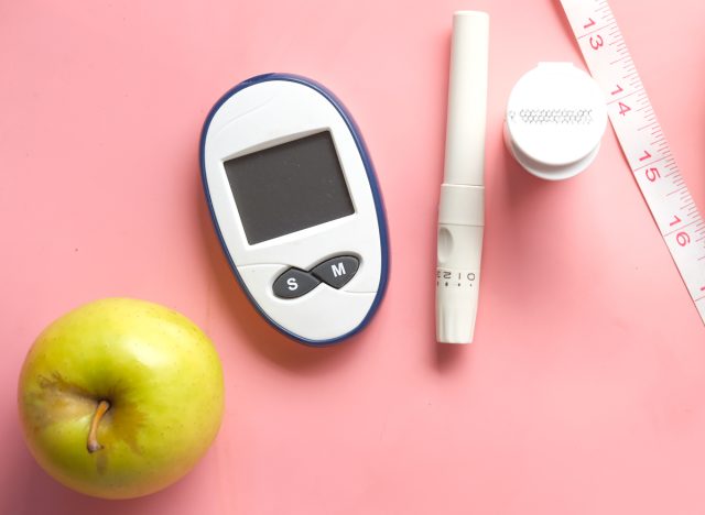 apples diabetes insulin measure