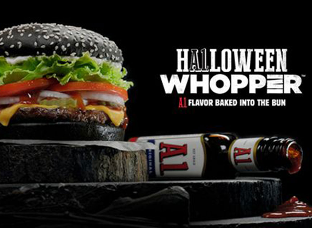 burger king halloween whopper