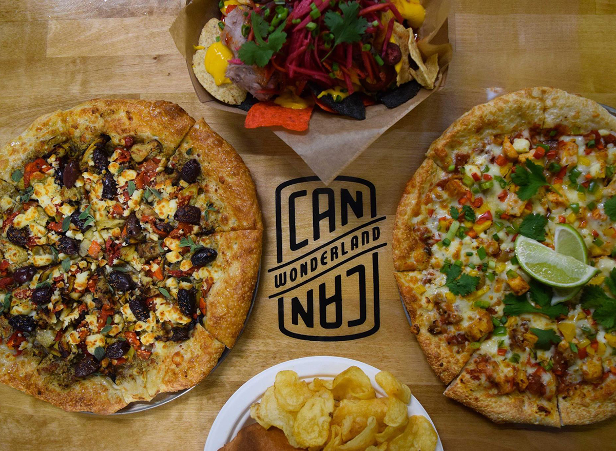 pizzas from can can wonderland