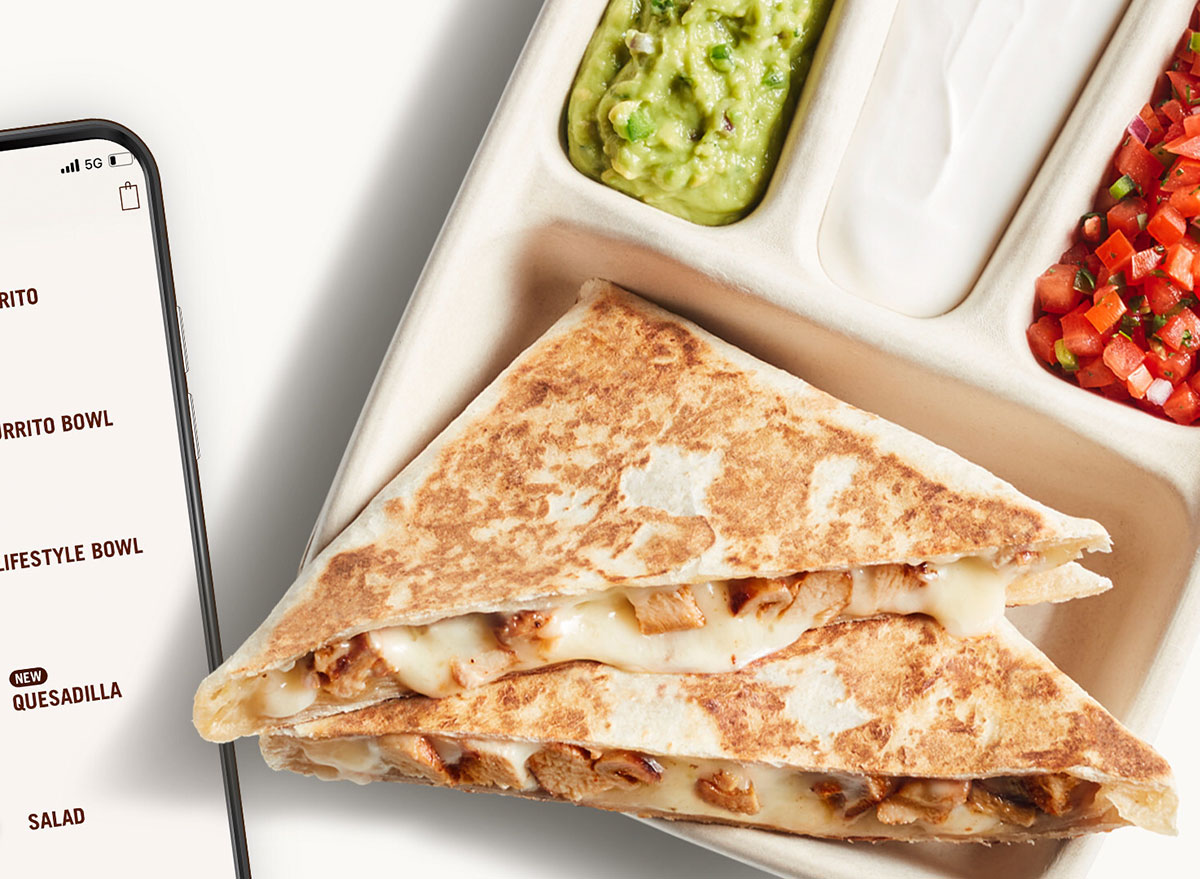 Chipotle to Add Viral Philly Cheesesteak Quesadilla Hack to Menu