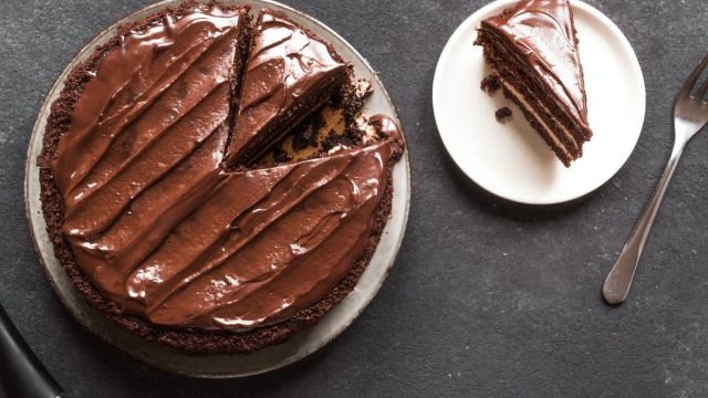 Chocolate cake with ganache