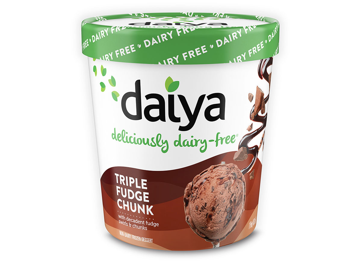 pint of daiya triple fudge chunk dairy free ice cream
