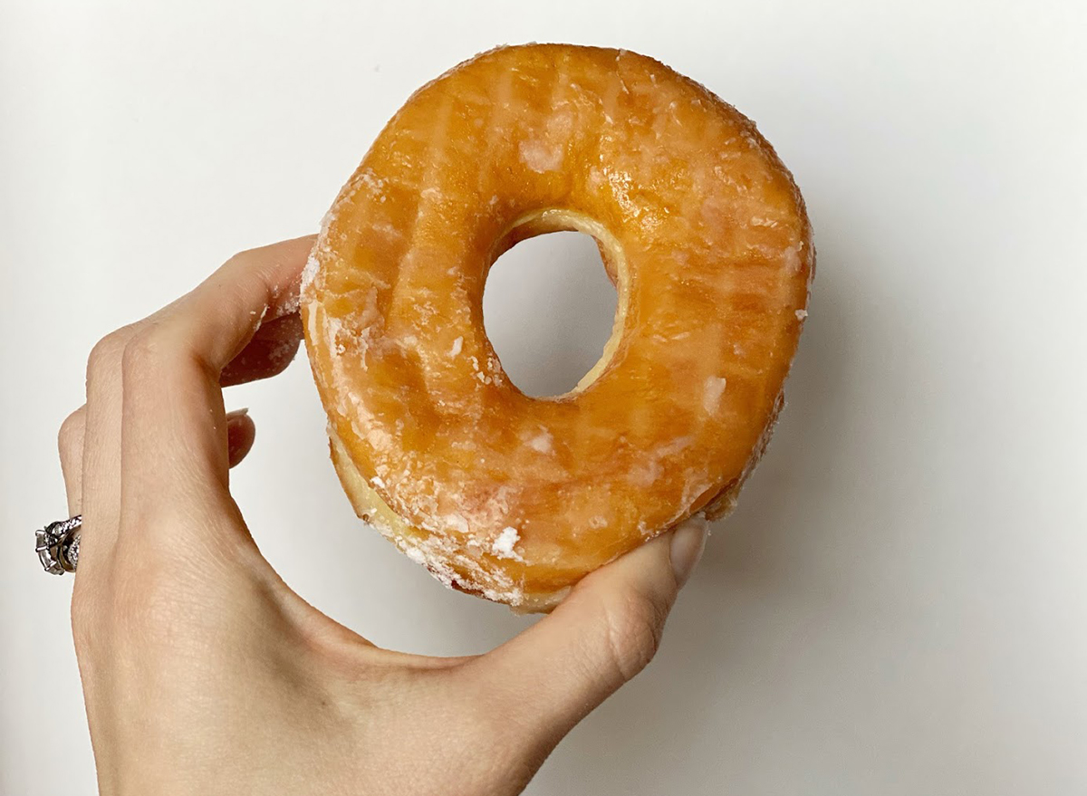 dunkin plain glazed donut