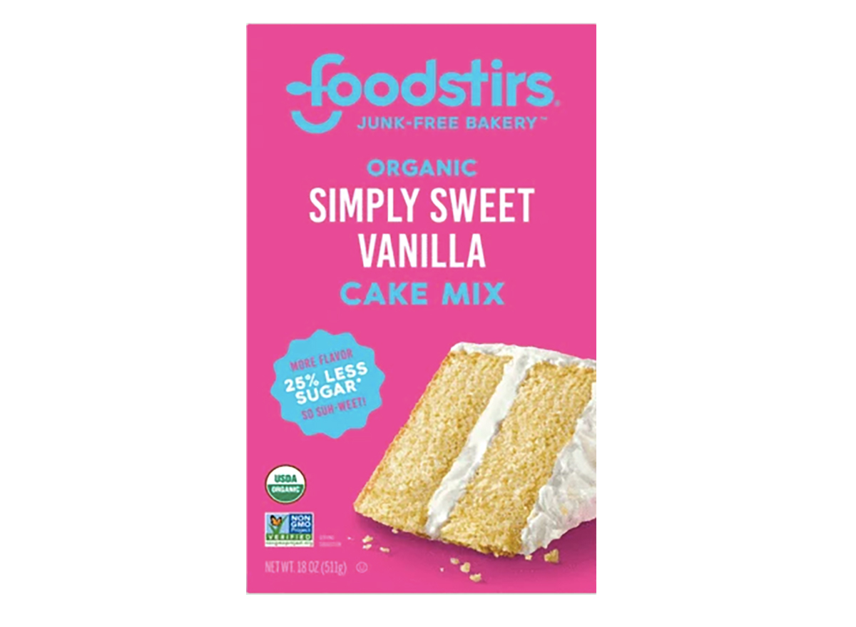 foodstirs vanilla cake mix box