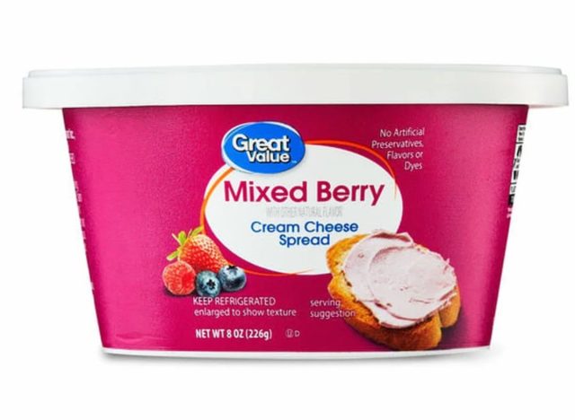 great value mixed berry cream cheese