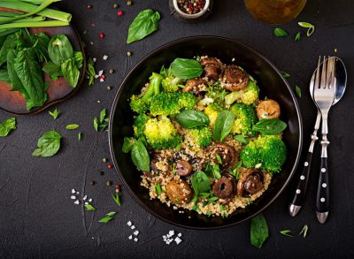 healthy bowl of food