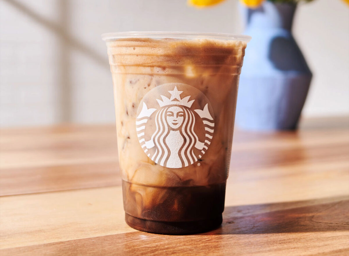 iced shaken espresso chocolate almondmilk