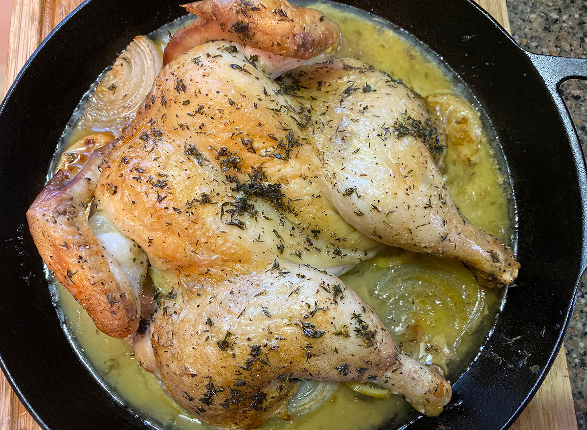 roast chicken made with ina gartens recipe