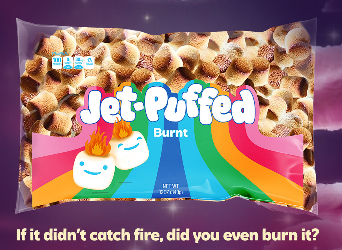 jet puffed burnt marshmallows