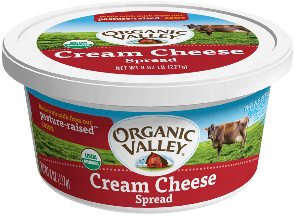 organic valley cream cheese