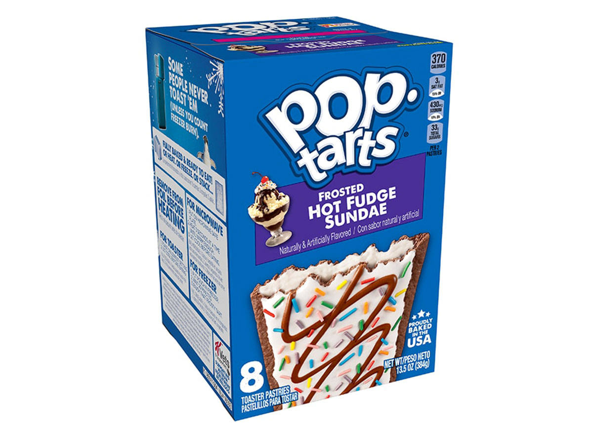 pop tarts hot fudge sundae