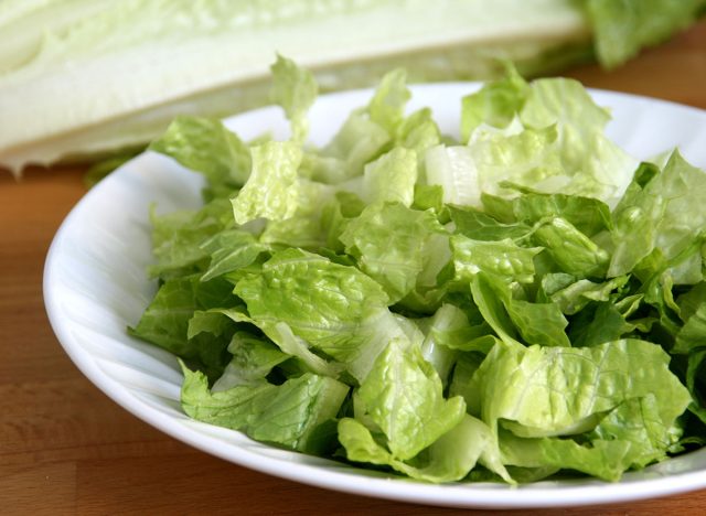 shredded romaine lettuce