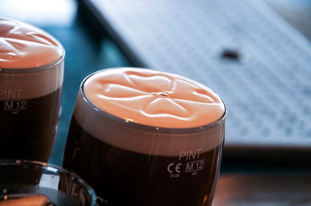 Pint of Guinness at a pub in Dublin, Ireland