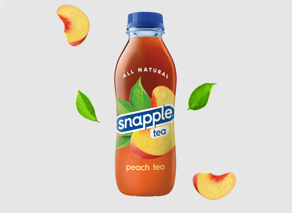 snapple peach tea