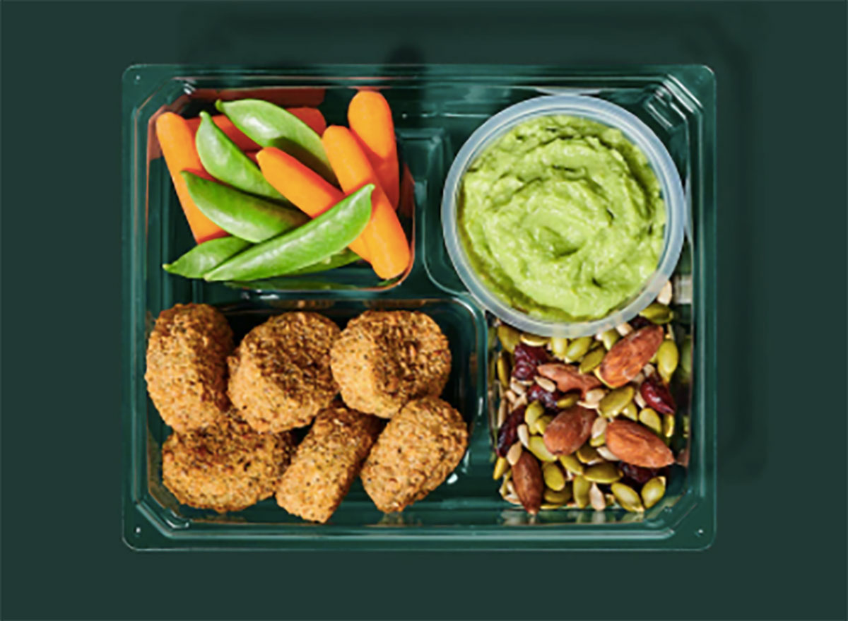 starbucks chickpea and avocado protein box