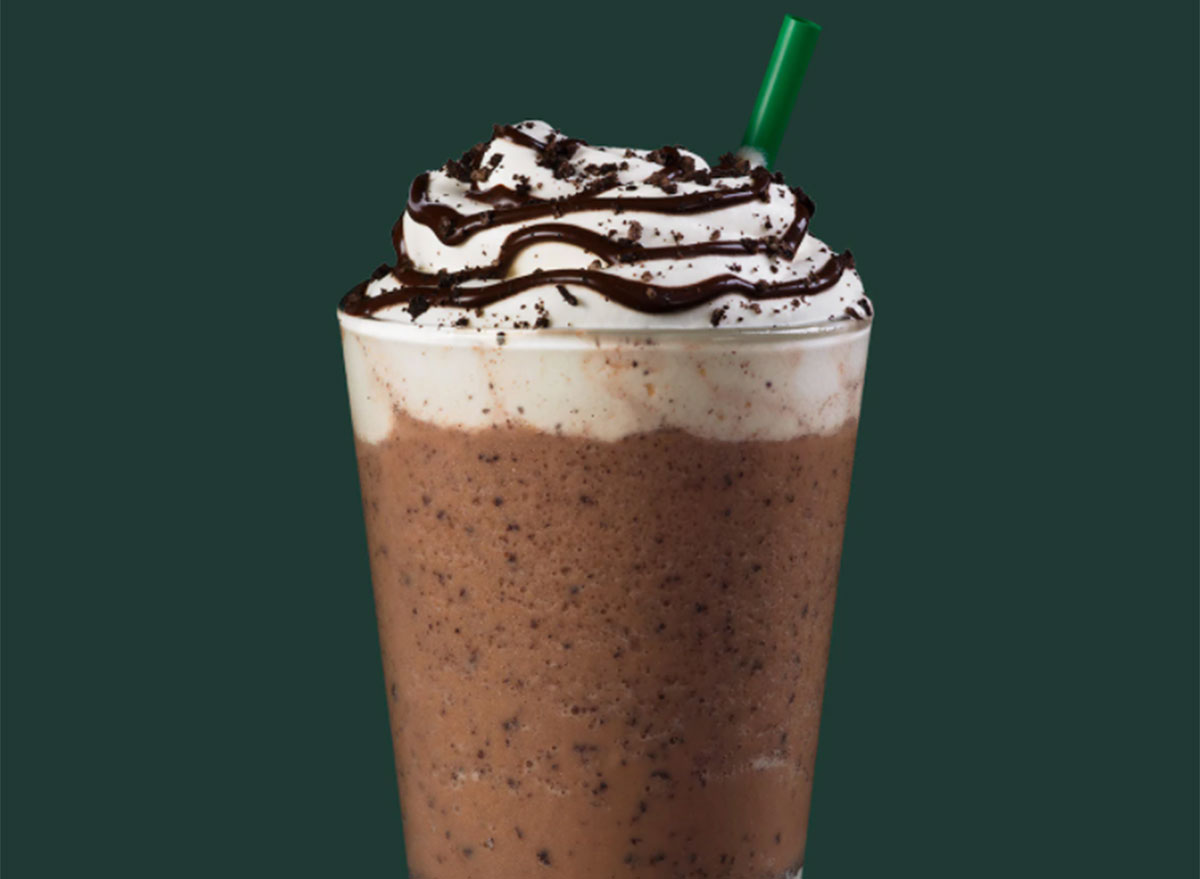 starbucks chocolate cookie crumble frappuccino