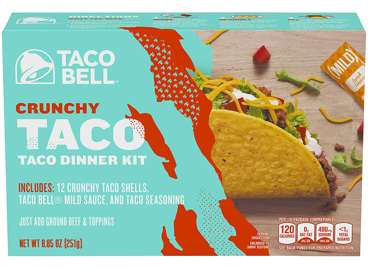 taco bell taco dinner kit