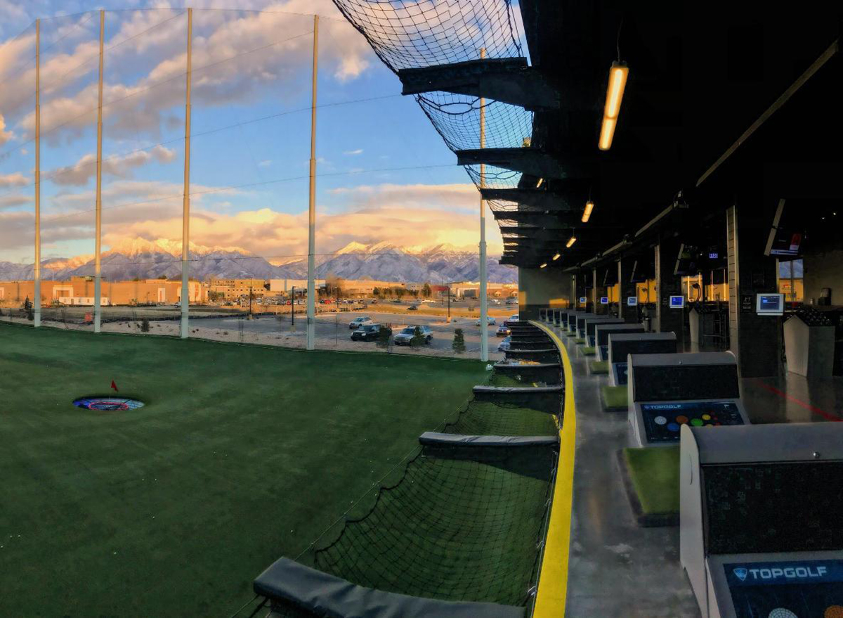 golf area of topgolf