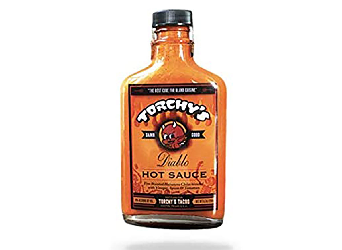 bottle of torchys tacos hot sauce