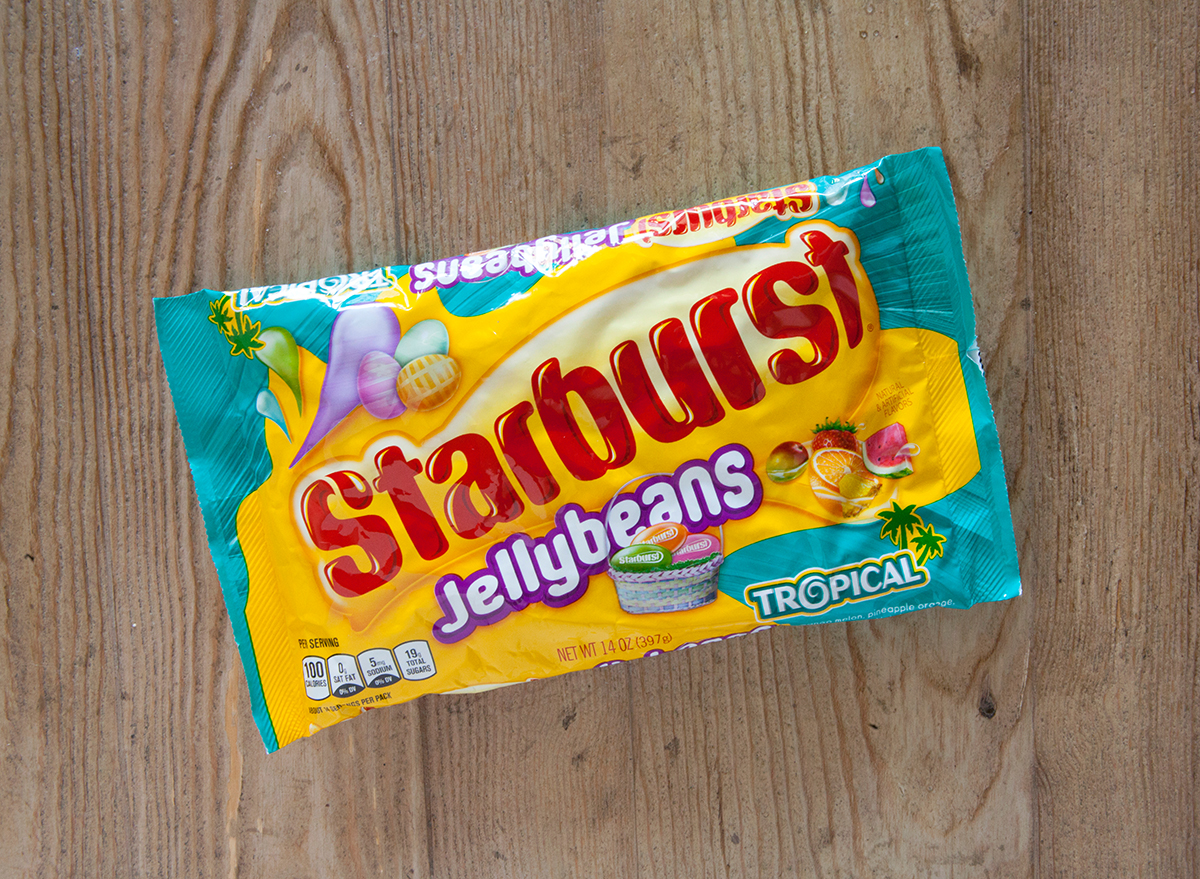 bag of tropical starburst jellybeans