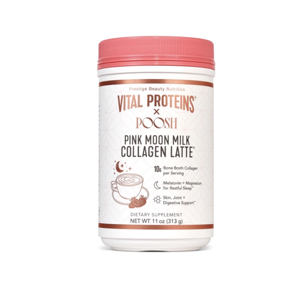 vital proteins pink moon milk collagen latte