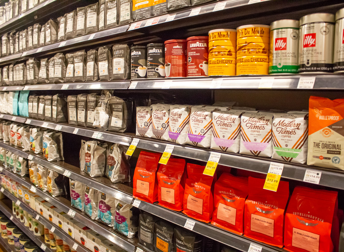 coffee, coffee aisle