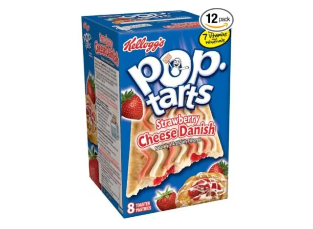 Pop tarts strawberry cheese danish