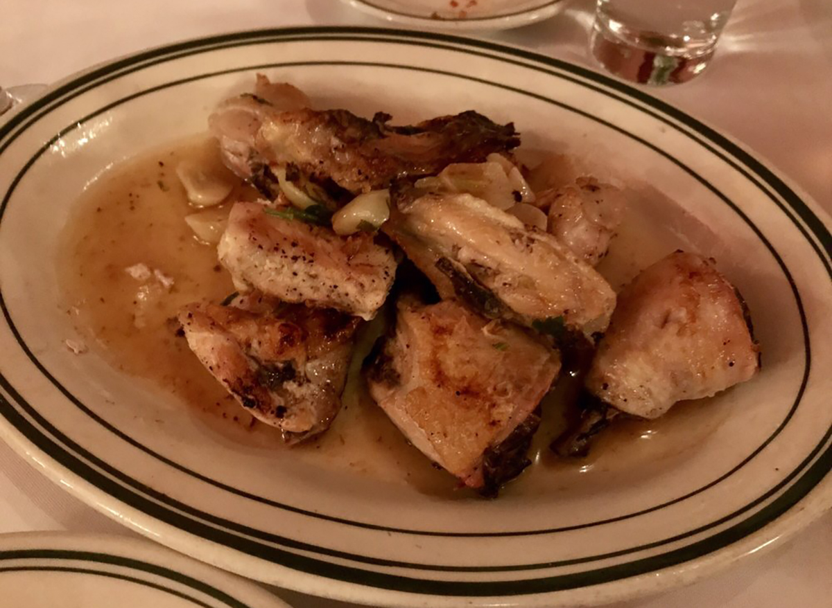 plate of chicken
