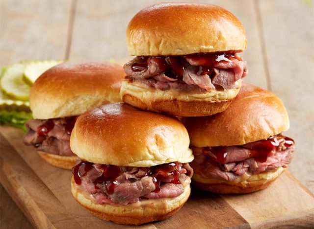 bjs bbq tri-tip sliders