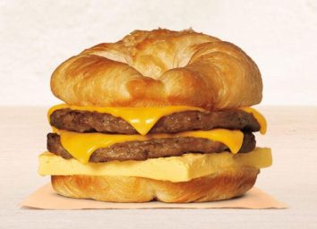 burger king double croissantwich