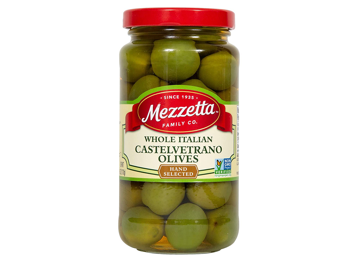 jar of castelvetrano olives