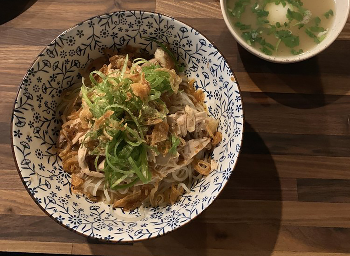 bowl of chicken pho