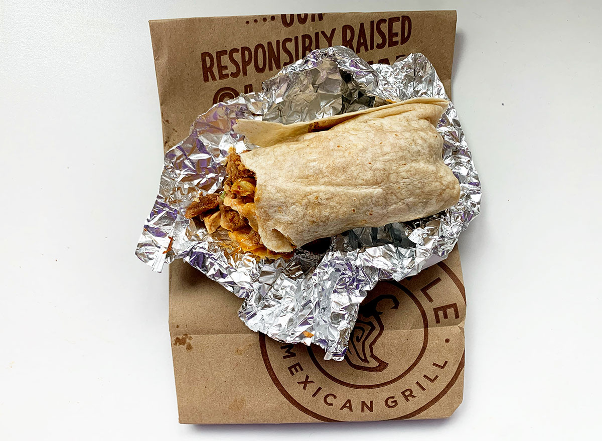 The 1 Worst Burrito to Order at Chipotle — Eat This Not That