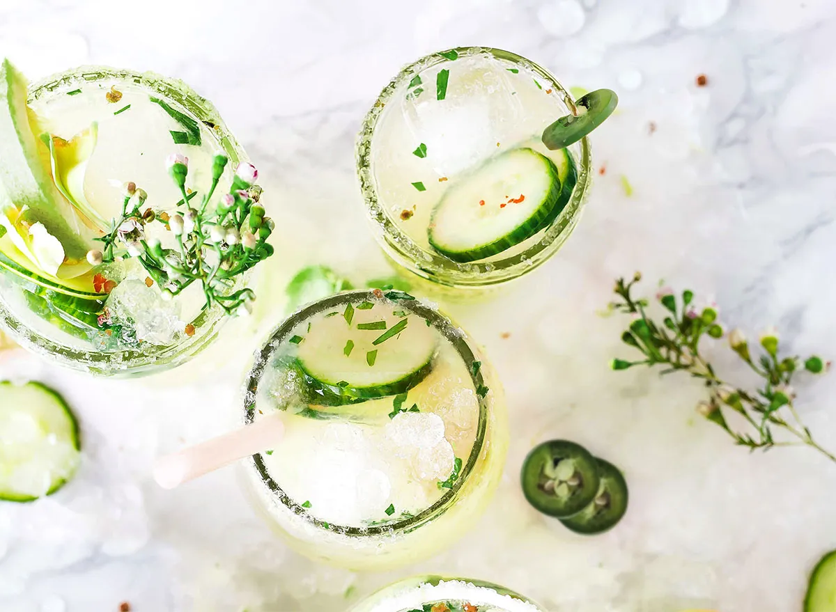 A Refreshing Cucumber and Jalapeño Margarita Recipe — Eat This Not That