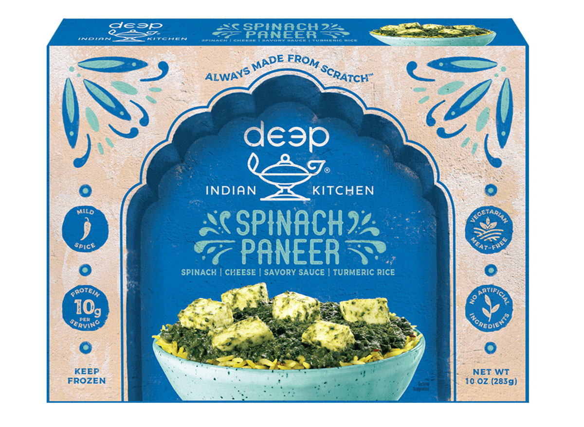 deep indian kitchen spinach paneer