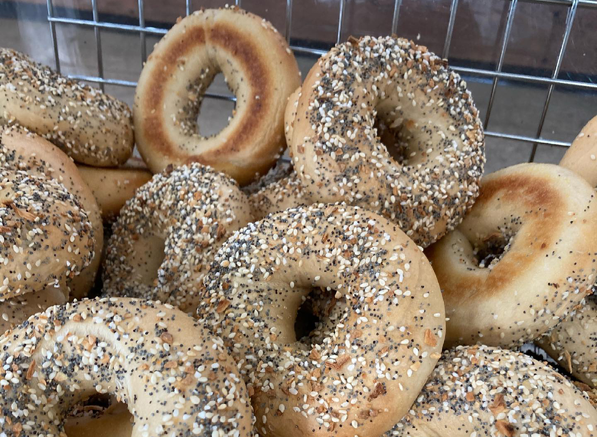 basket of everything bagels