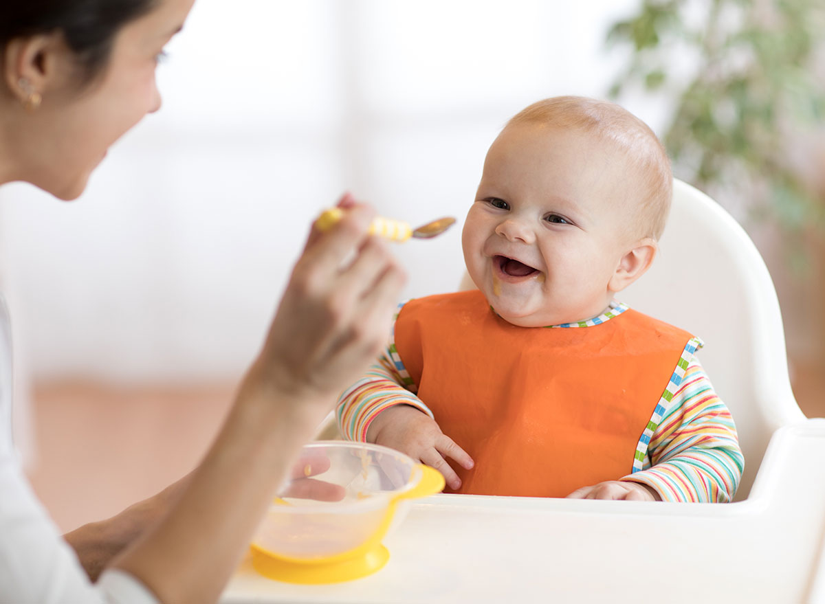 feeding baby