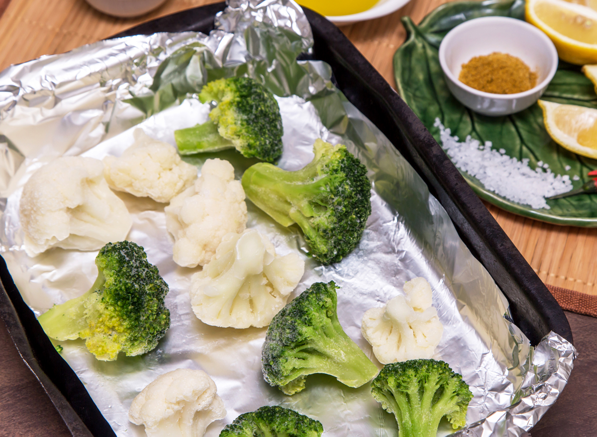 frozen roasted broccoli
