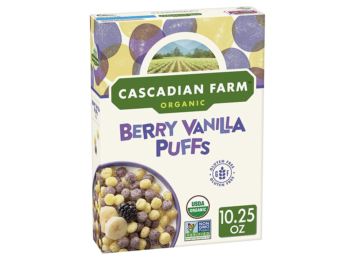 general mills cascadian farm berry vanilla puffs