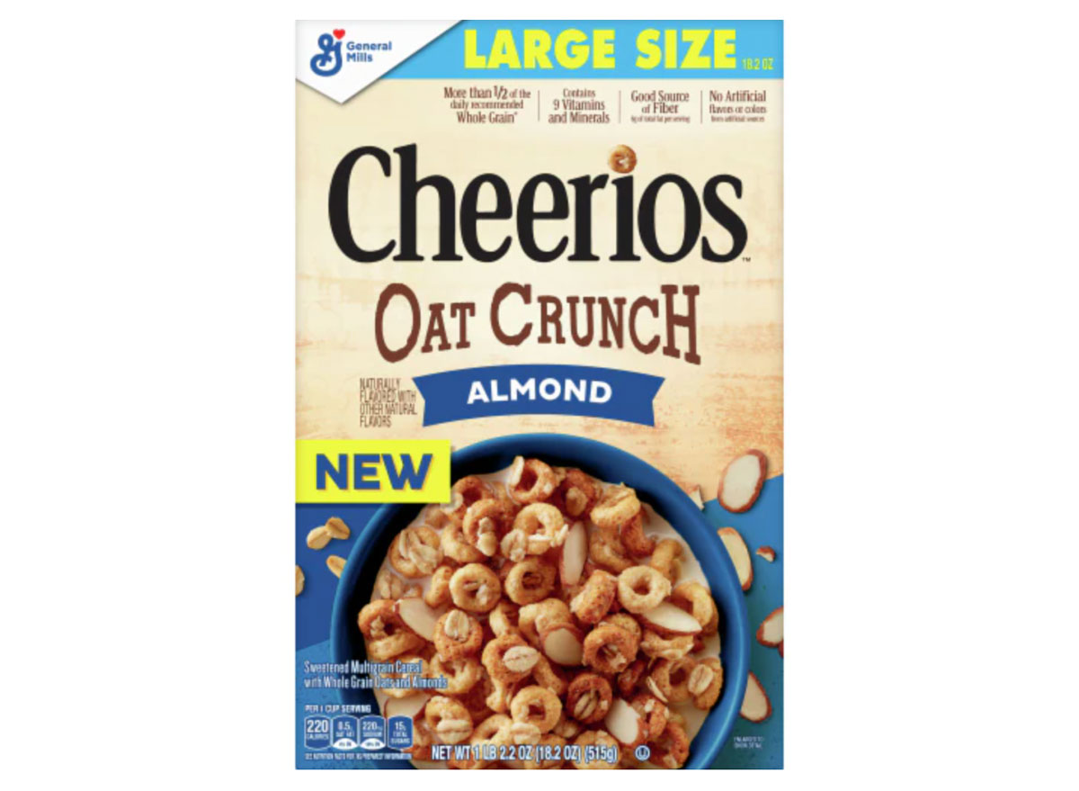 general mills cheerios oat crunch almond