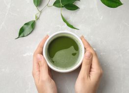 green tea cup