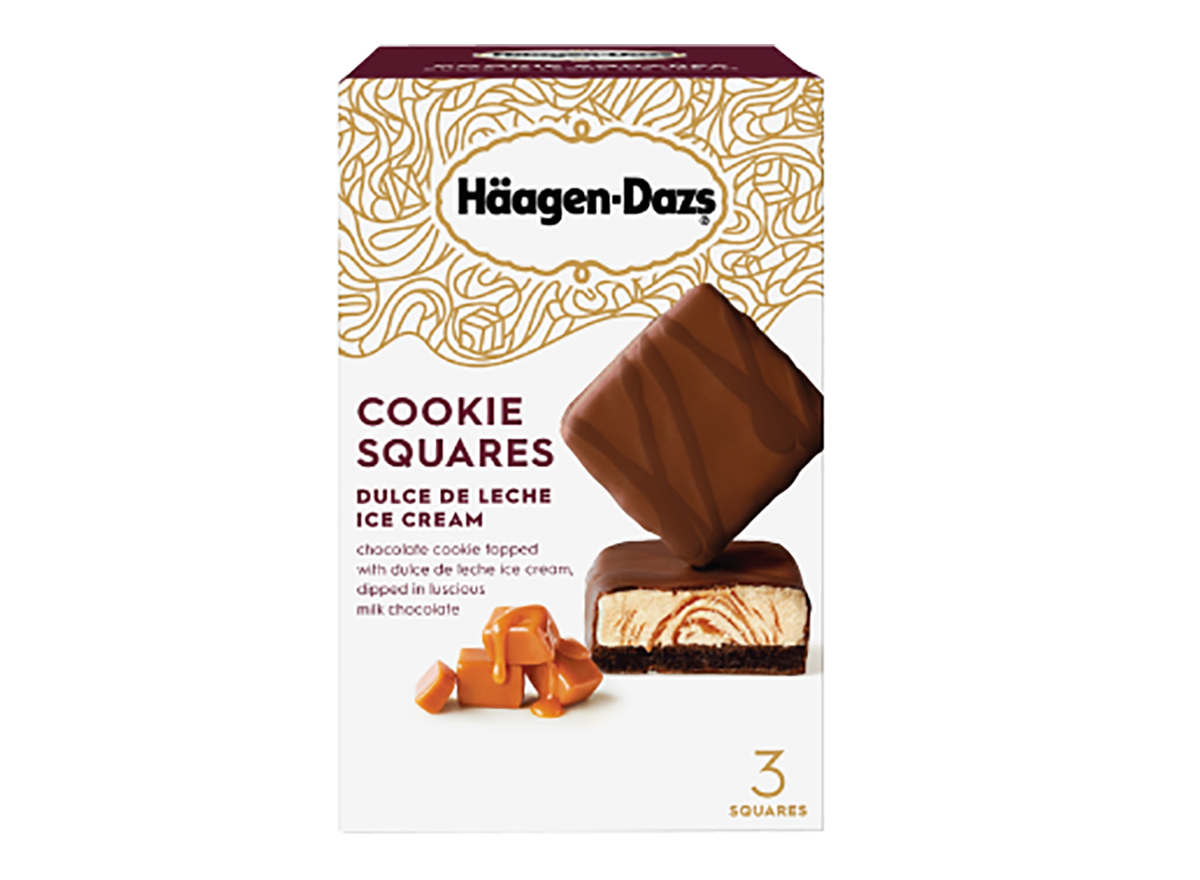 haagen dazs dulce de leche cookie squares