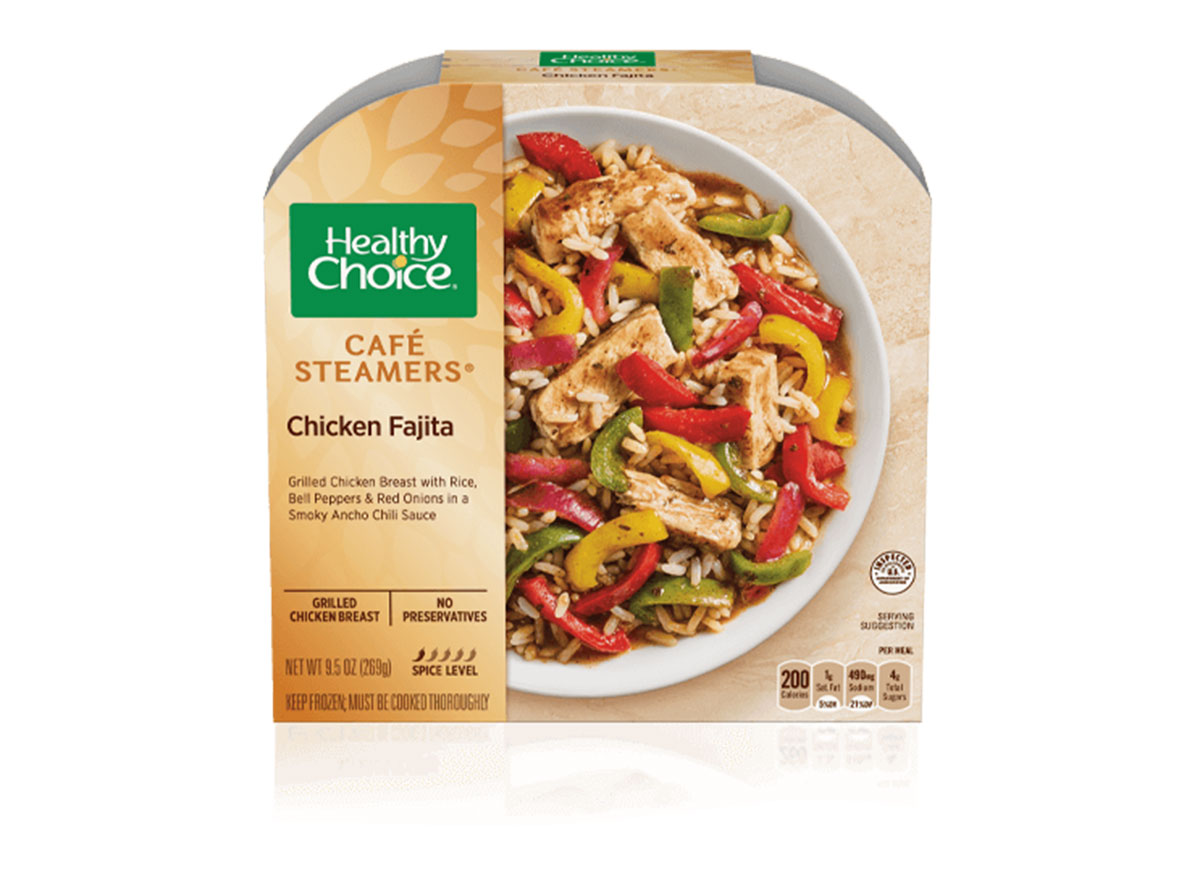 healthy choice chicken fajita