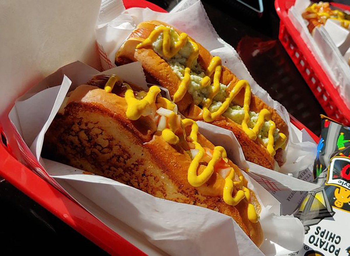 loaded hot dogs