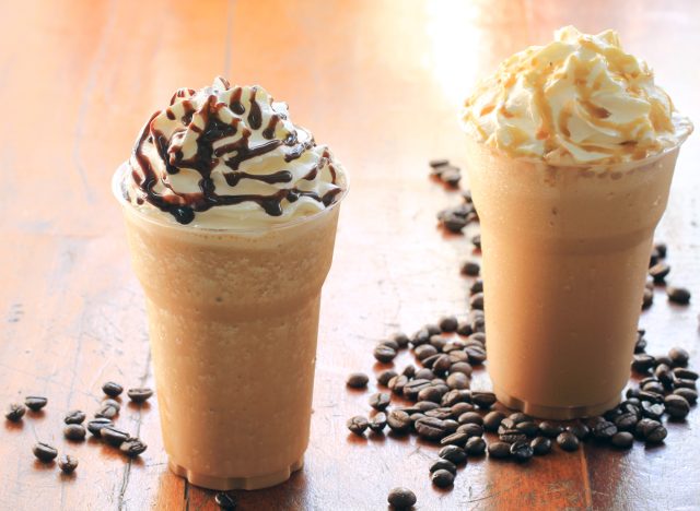 iced blended coffee drink