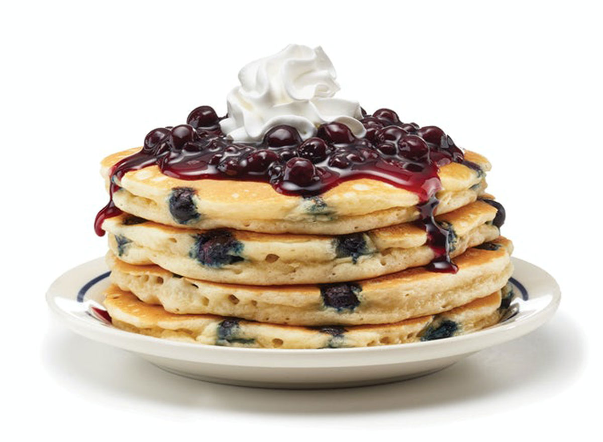 ihop double blueberry pancakes