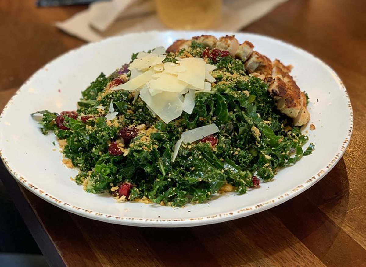 kale crunch salad with parmesan