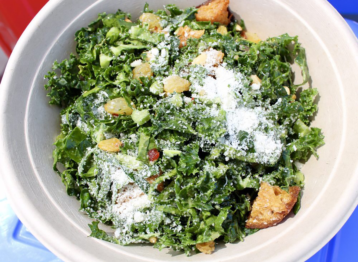 bowl of kale salad