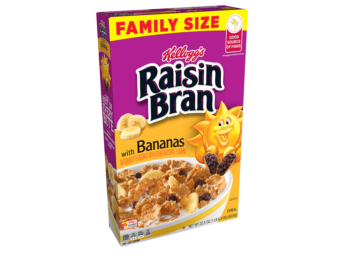 kelloggs raisin bran banana