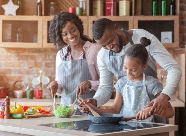 kid cooking